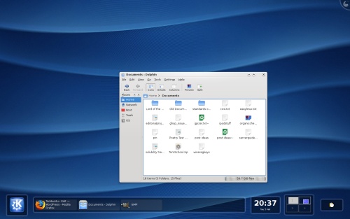 KDE 4.0.1 desktop