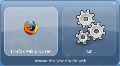 GNOME Do suggesting Firefox