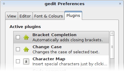 Gedit Plugins