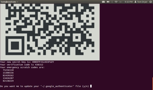 google-authenticator on Ubuntu 11.10