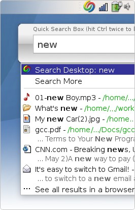 Google Desktop for Linux