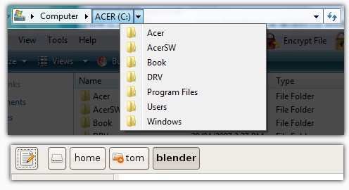 Folder Navigation