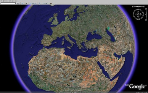 Ubuntu google earth неправильный поиск