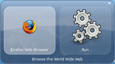 GNOME Do suggesting Firefox