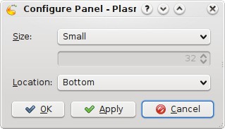 KDE 4.0.2 panel configuration