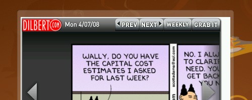 Dilbert widget