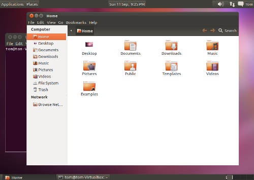 Ubuntu classic desktop in 11.10