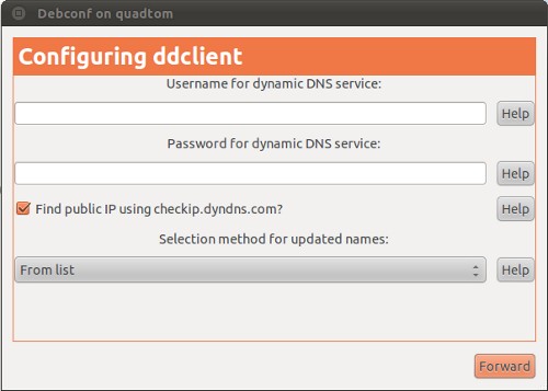 ddclient configuration